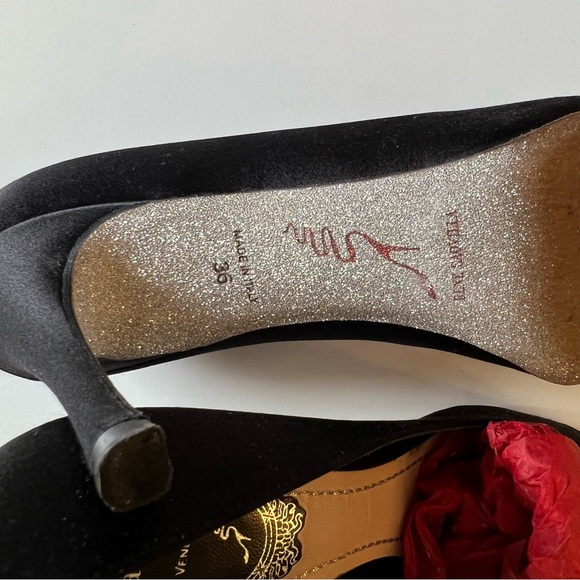 Rene Caovilla Black & tan heels - Picture 11 of 14